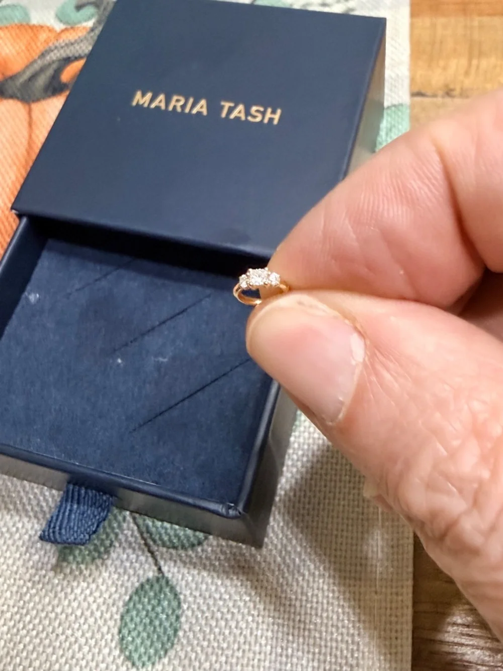 Maria Tash Diamond earring